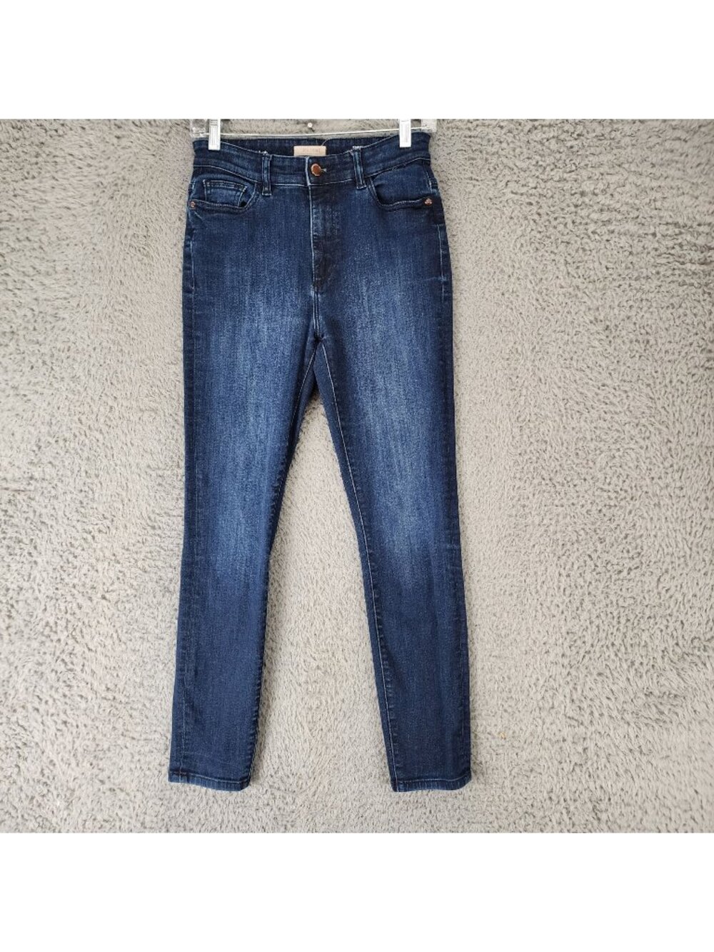 DL 1961 Jeans Womens 27 Blue Stretch Denim Farrow Ankle Skinny *Read*